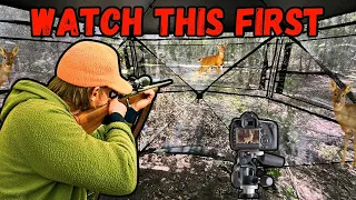 SEE THROUGH Ground Blind for Deer Hunting Watch This Before You Buy
