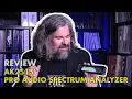 Blinky lights while listening to vinyl AK2515 Pro Spectrum Analyzer Unboxing Setup Review