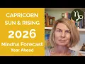 CAPRICORN 2026 SUN RISING YEARLY ASTROLOGY FORECAST