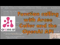 Function calling with Arcee Caller and the OpenAI API