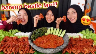 AKHIRNYA!! MUKBANG CEKER & SAYAP MERCON + SAMBEL 1 COBEK | SEMUA KEPEDESAN 🥵🔥