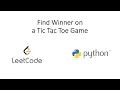 Leetcode - Find Winner on a Tic Tac Toe Game Python
