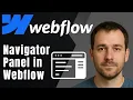 Webflow Navigator Panel Explained Beginner Layout Structure Guide