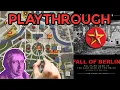 FALL OF BERLIN Solitaire Wargame Playthrough and Overview