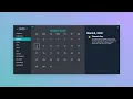How To Make Event Calendar using HTML and CSS Create Calendar With HTML CSS JS