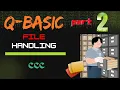 QBasic file handling program READ mode