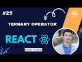 Ternary Operator in JavaScript React js Conditional Rendering Made Easy