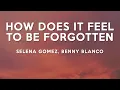 Lagu Selena Gomez, benny blanco - How Does It Feel To Be Forgotten (Lyrics)