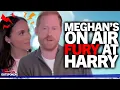 Lagu Meghan Markle is woedend omdat prins Harry haar live-uitzending onderbreekt tijdens een interview...