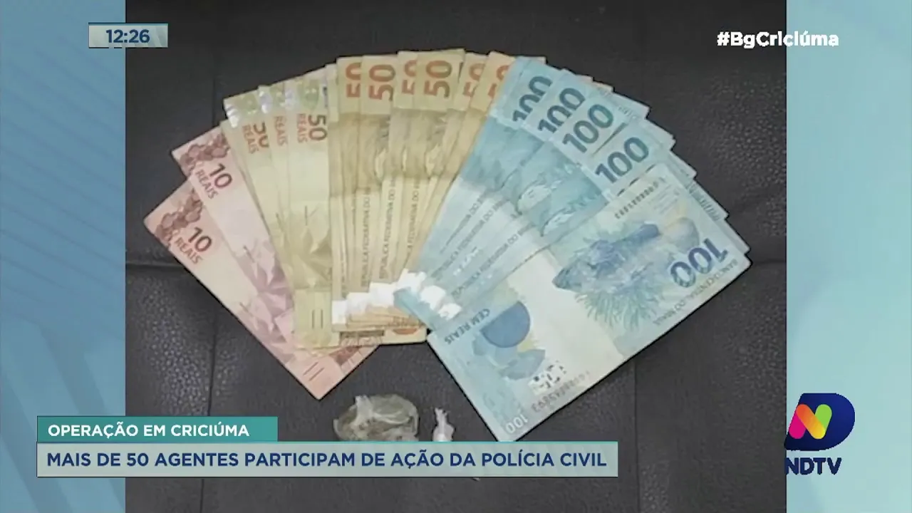 Em Operação no bairro Pinheirinho, Polícia apreende drogas e prende duas pessoas em Criciúma