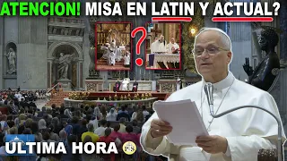 ATENCIÓN EL MISMO PAPA LEÓN, MISA EN LATÍN Y LA MISA ACTUAL? NO TE PIERDAS ESTO QUE DIRA!