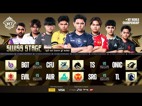 Video Thumbnail: 🔴 LIVE | SWISS STAGE ថ្ងៃទី 4 | M7 World Championship | (KH)