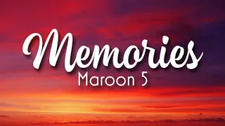 maroon 5 memories lyrics 