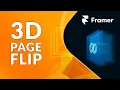 3D Page Flip Effect Scroll Sections in Framer Free File