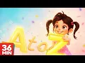 Download Lagu A to Z letters, 36 Minutes of Fun Alphabet Songs | ABC Song for Kids \u0026 Phonics Learning