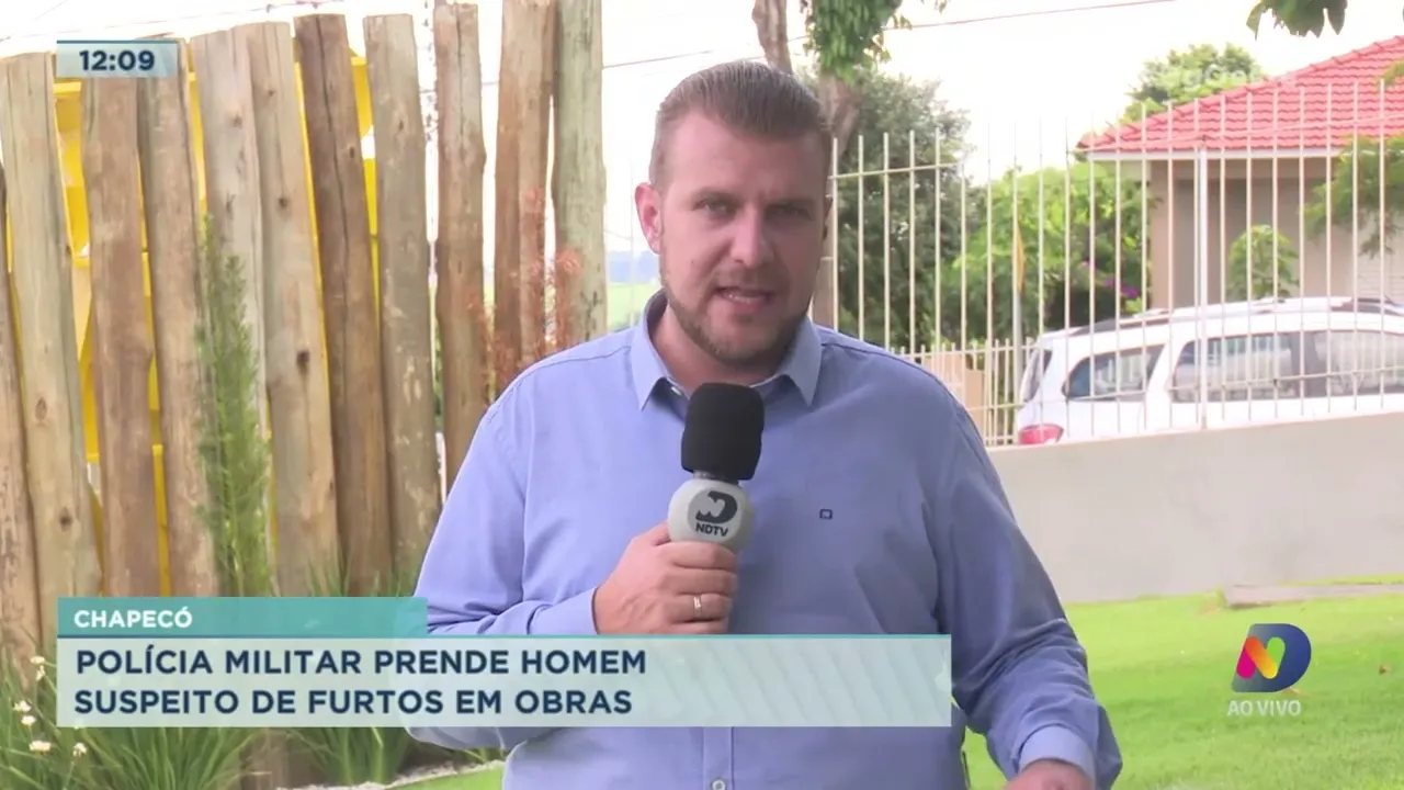 Polícia Militar prende homem suspeito de furtos em obras