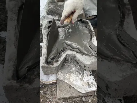How to create corner patterns from cement #shorts #construction #building