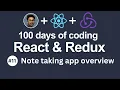 Day - React Note Taking App Overview