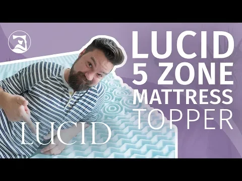 Download MP3 Lucid 5-Zone Memory Foam Mattress Topper Review - Cool And Comfortable?