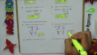 3 Function Notation Part 2