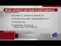 Teen charged after rifles automatic gun found in South Nashville
