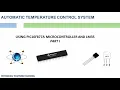 Automatic temperature control system with PIC microcontroller I