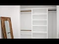 Building a Floating Closet Organizer