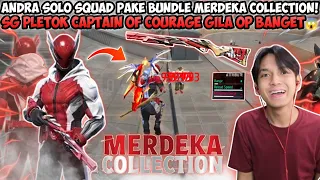 ANDRA SOLO SQUAD PAKE BUNDLE MERDEKA COLLECTION + SG PLETOK CAPTAIN OF COURAGE GILA OP BANGET GUYS😱