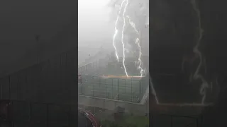 City Under Heavy Rain 