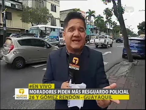 Moradores piden más resguardo policial 26 y Gómez Rendón - Guayaquil
