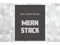 Let s Build a MEAN stack CRM Hello world with node