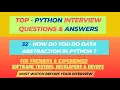 32 - How do you do data abstraction in Python Python IQs for Dev Freshers Experienced