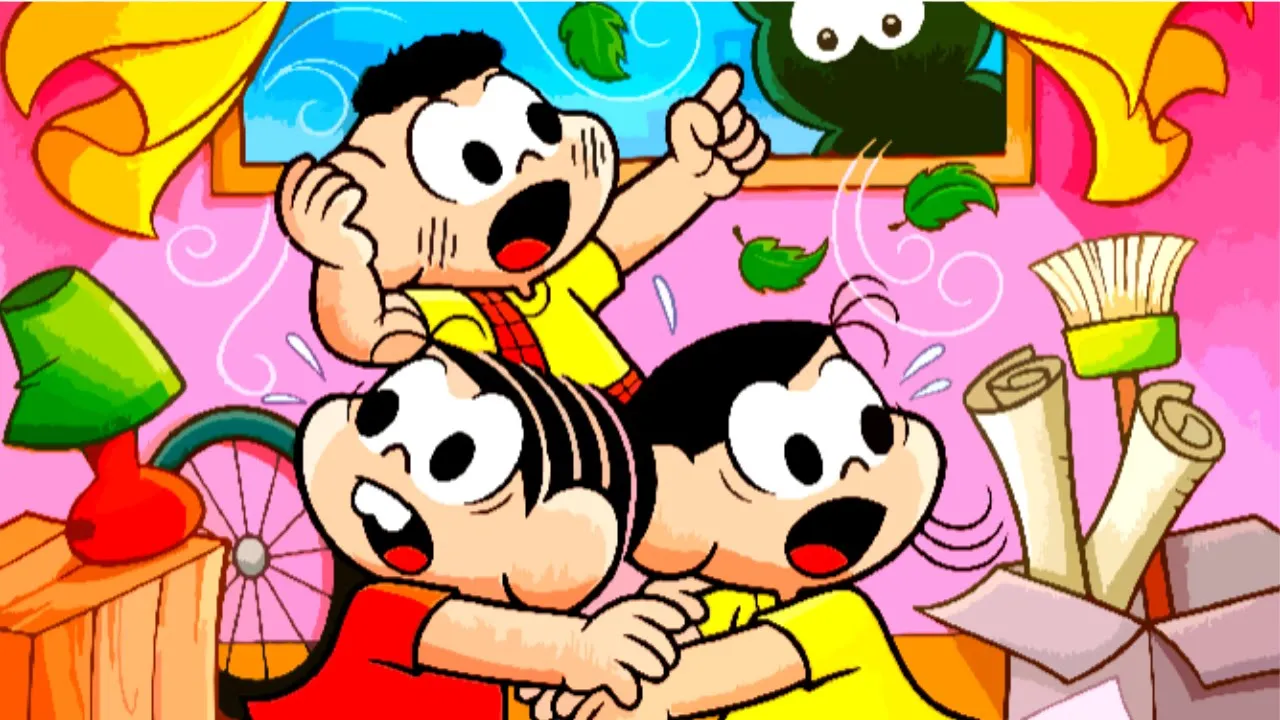 O TORNADO NO BAIRRO DO LIMOEIRO - QUADRINHOS DA TURMA DA MÔNICA