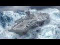Lagu How Massive Aircraft Carrier Crews FACE MONSTER Giant Waves During Rough Seas