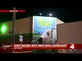 Semi truck crashes in marijuana dispensary on 8 Mile Road