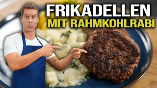 Saftige Frikadellen mit Rahmkohlrabi - so gelingen sie