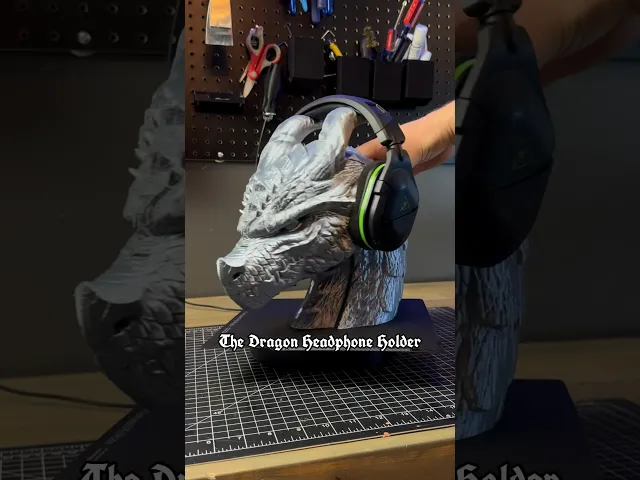 Dragon Headphone Holder/Sculpture video thumbnail