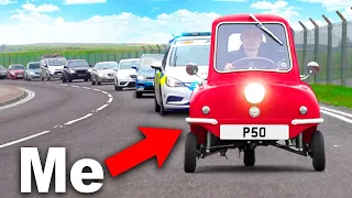 i spent 50 hours in worlds smallest car