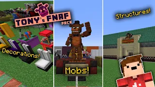FNAF MINECRAFT MOD SHOWCASE Tony s FNAF Pack
