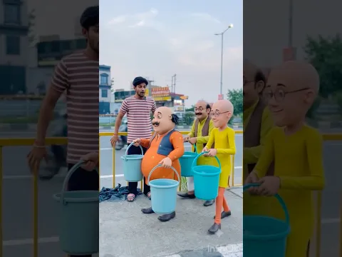 Motu patlu in swimming pool part-4 #comedy #funny #cutebaby #motupatlu #viral