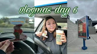 December Dutch Bros Sticker vlogmas day 6