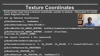 Online Graphics Course OpenGL 2 Texture Mapping OpenGL 3