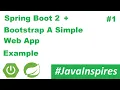 Spring Boot 2 Bootstrap Simple Web App Java Inspires