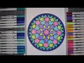 Large Print Coloring Book Easy Mandalas Colored By Osman Mandalas World