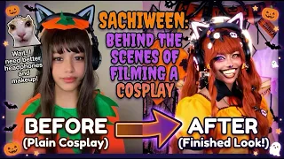 SACHIWEEN IS HERE! 🎃 The Awkward and Chaotic Reality of Filming Transition Videos😳