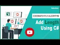 Add Length Using Csharp CodeWars C Kata 8 Algorithm Solution