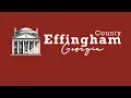 Effingham County Board of Commissioners Meeting December 16th 2025