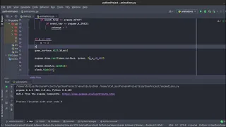 Pygame Mouse Events