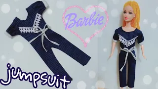 how to make jumpsuit for barbie doll diy doll dress cutting and stitching a doll designer