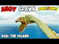 ASA BEST Argentavis Spawn LOCATIONS ARK Survival Ascended The Island